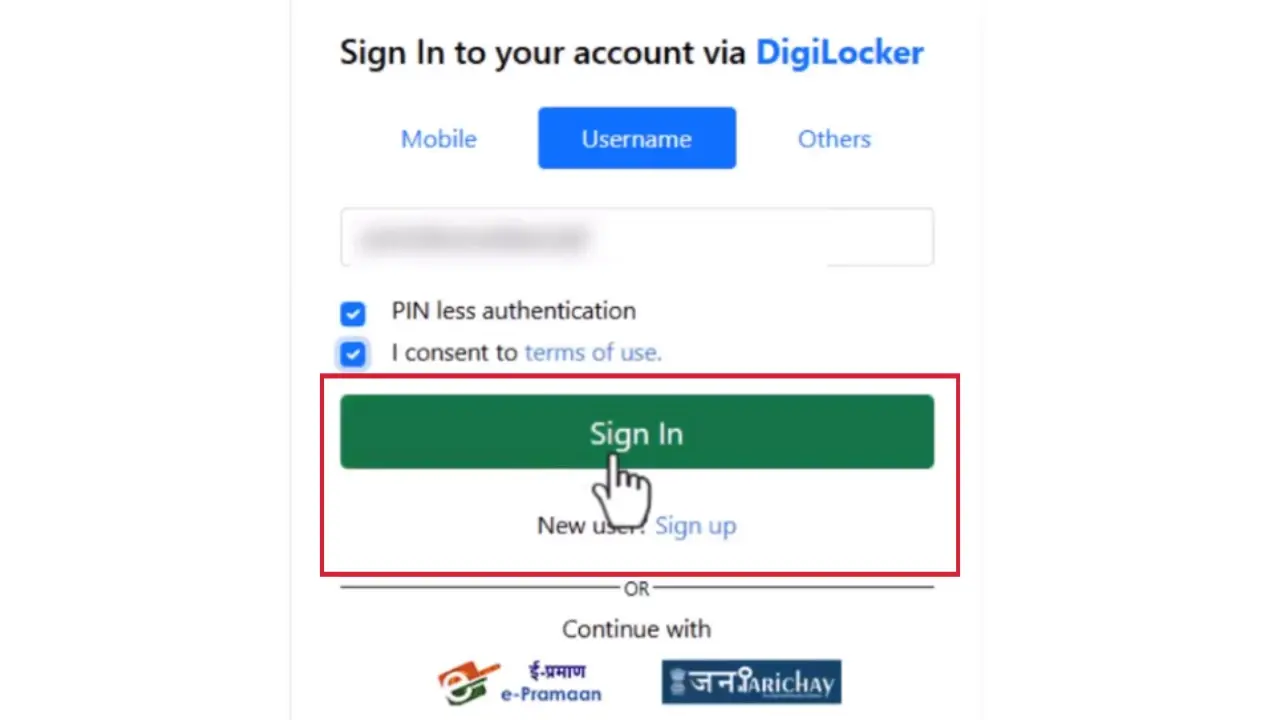 Signing In