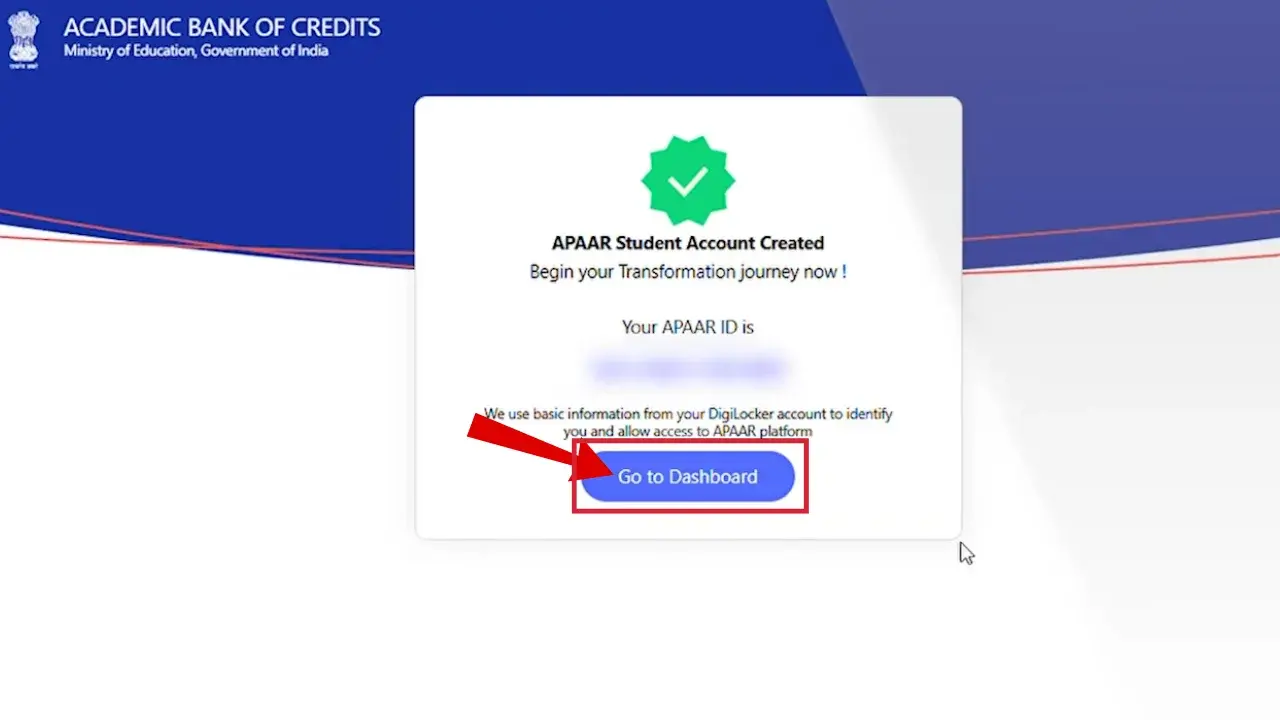 A Picture of Generating Apaar ID